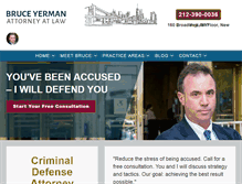 Tablet Screenshot of criminal-defense-law-nyc.com